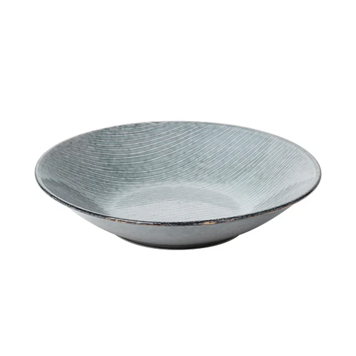 Nordic deep plate, Ø 22,5 x H 5 cm, sea by Broste Copenhagen