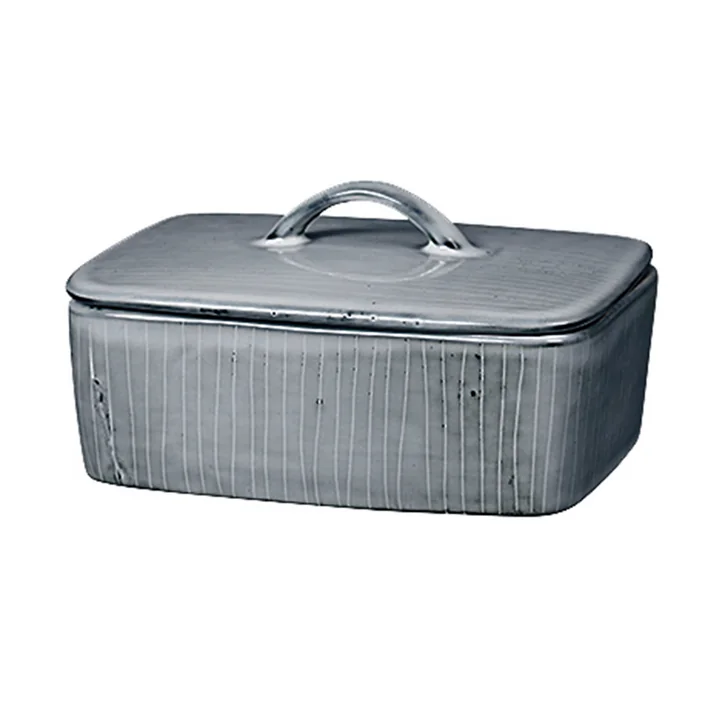 Nordic butter dish by Broste Copenhagen in sea
