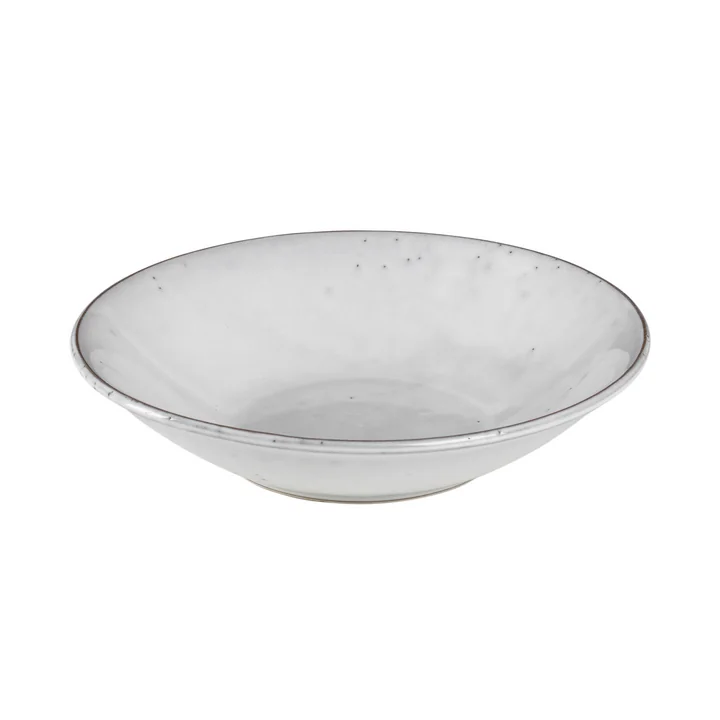 Nordic deep plate, Ø 22.5 x H 5 cm, sand by Broste Copenhagen