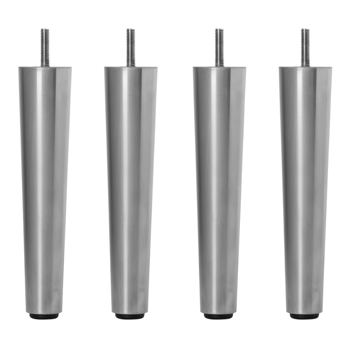Replacement/accessories: legs for Wind / Air / Ocean, silver (set of 4) from Broste Copenhagen