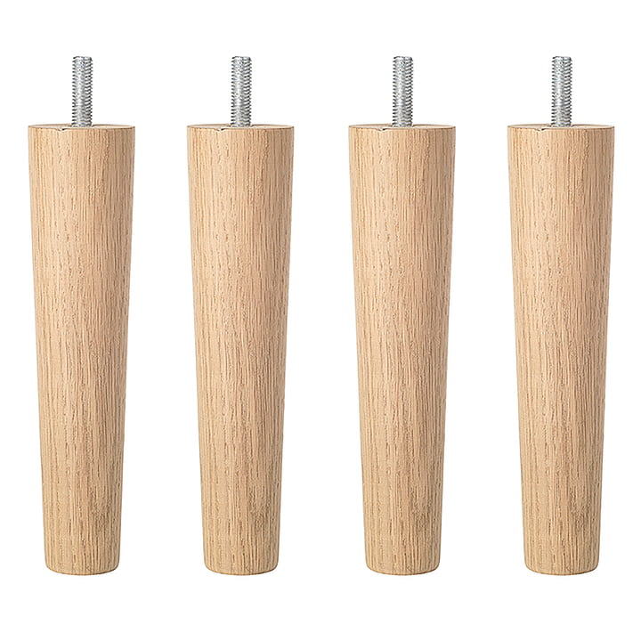 Replacement/accessories: legs for Wind / Air / Ocean, natural oak (set of 4) from Broste Copenhagen