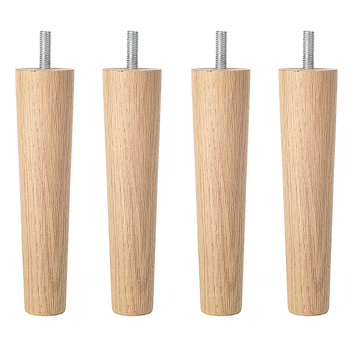 Replacement/accessories: legs for Wind / Air / Ocean, natural oak (set of 4) from Broste Copenhagen