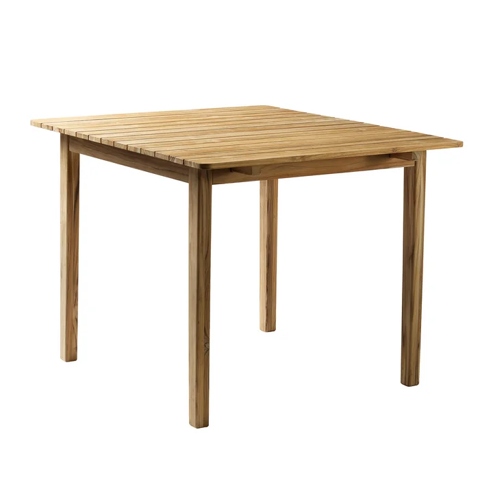 M3 Garden table 90 x 104.5 cm from FDB Møbler in teak