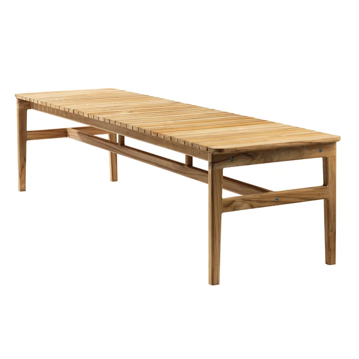 M10 garden bench 50 x 185.5 cm from FDB Møbler in teak
