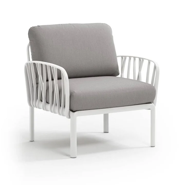 Nardi - Komodo Poltrona armchair, white / gray