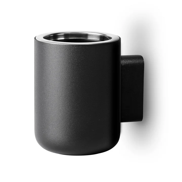 Bath toothbrush holder wall mounted from Audo in black