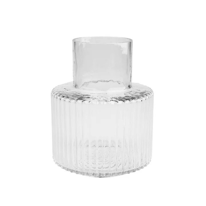 Ripple Vase Ø 17 x H 21 cm, transparent from Collection