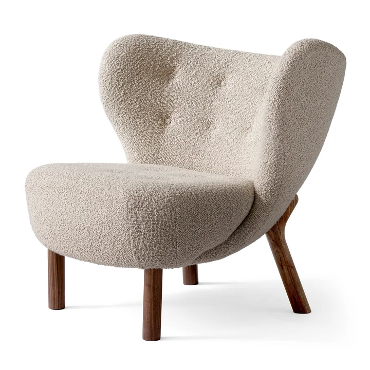 Little Petra VB1 Lounge Chair from & Tradition in walnut / Karakorum 003