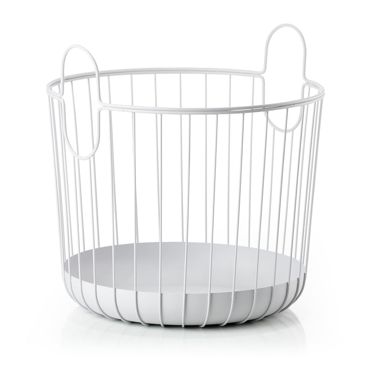 Inu Storage basket Ø 40,6 x H 41,1 cm from Zone Denmark in soft grey