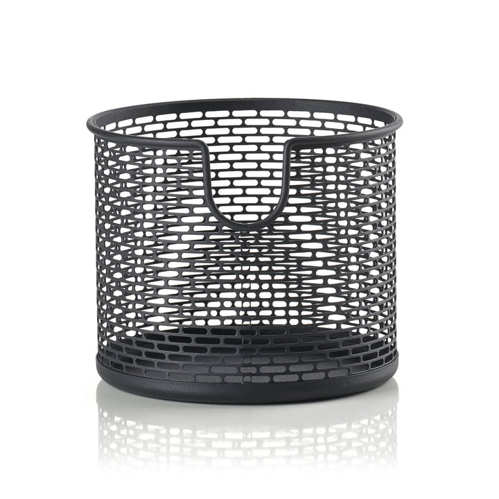 Metal storage basket Ø 12 x H 10 cm from Zone Denmark in black