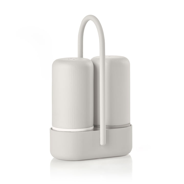 Singles Salt and pepper shakers from Zone Denmark in warm grey