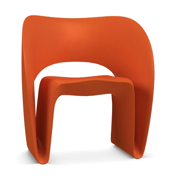 Raviolo Armchair from Magis in orange
