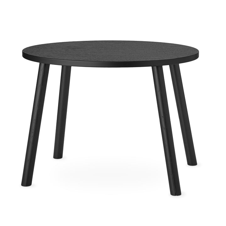 Mouse Children's table oval 64 x 46 cm from Nofred in black