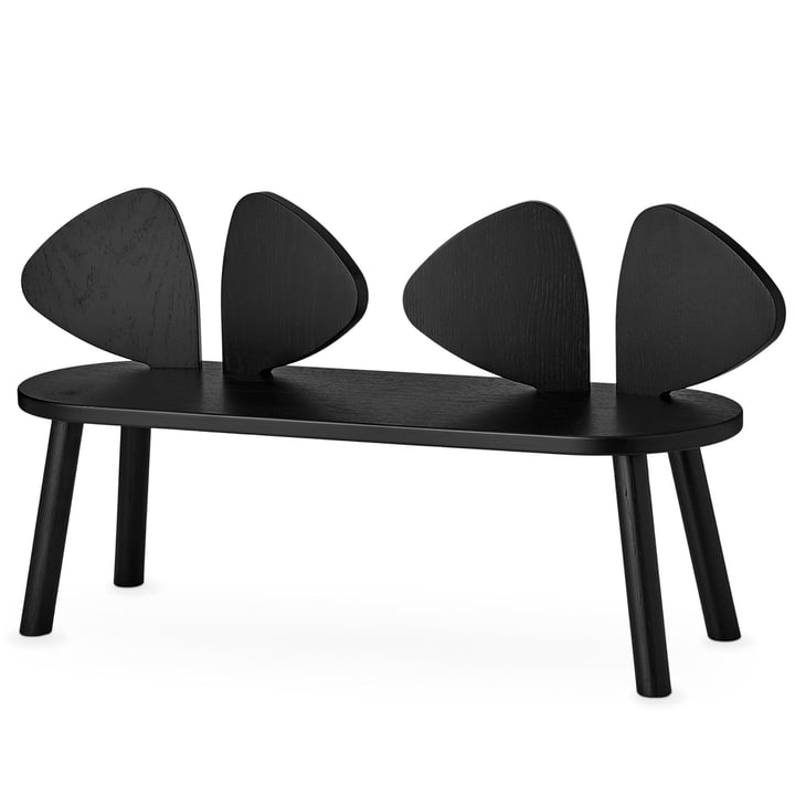 Mouse Kids bench from Nofred in black