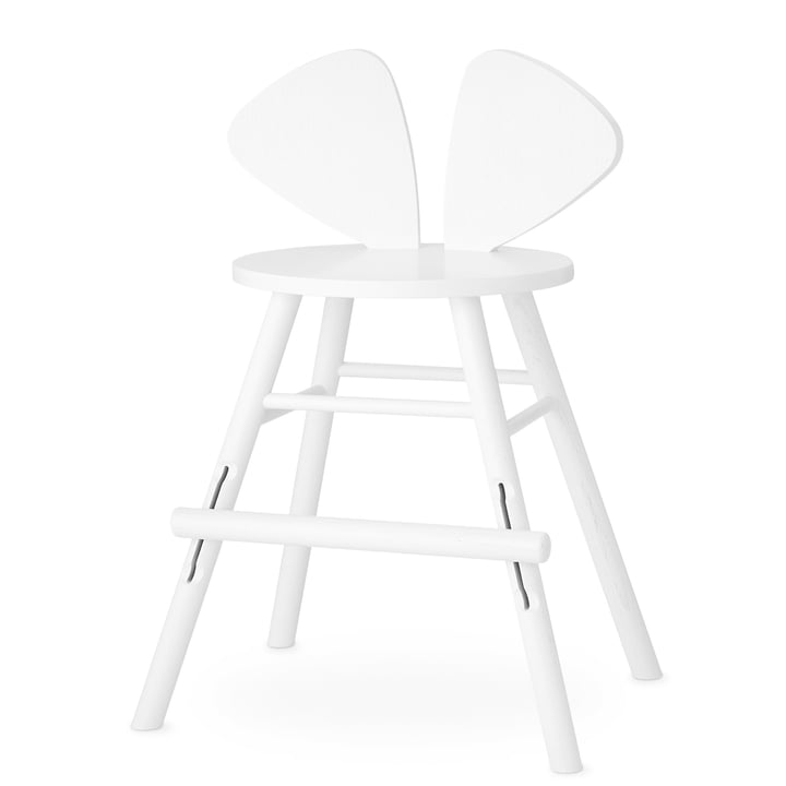 Mouse Junior chair from Nofred in white