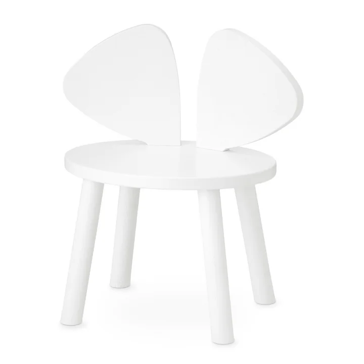 Mouse Kids chair from Nofred in white