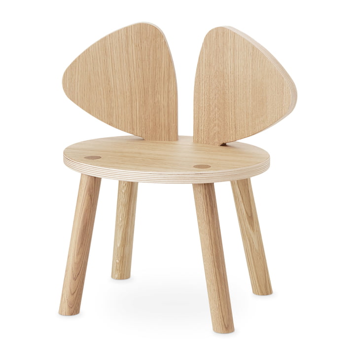 Mouse Children's chair from Nofred in matt lacquered oak