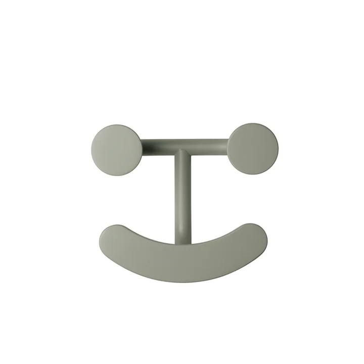 Happy Hook Wall hooks from Fritz Hansen in gray green