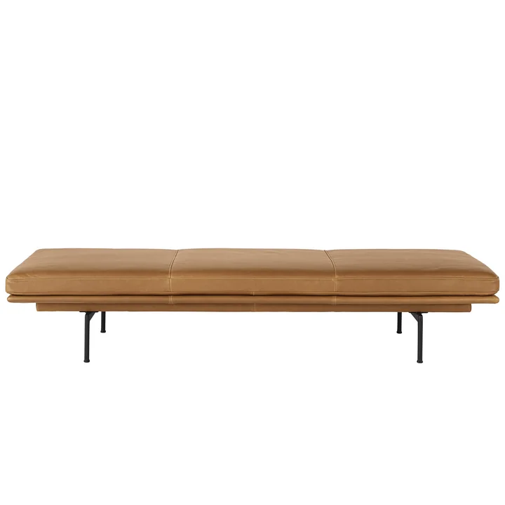 Outline Daybed Refine leather cognac from Muuto