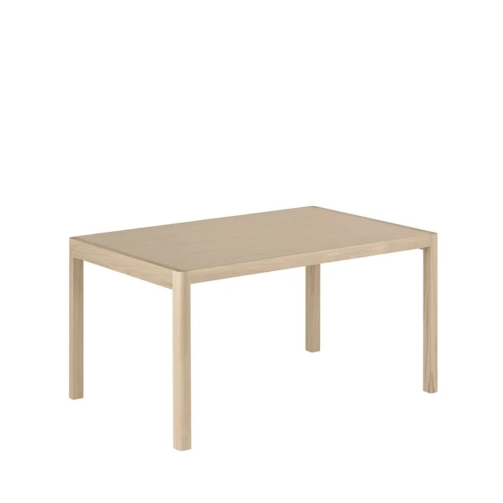 Workshop Dining table, 140 x 92 cm, oak from Muuto