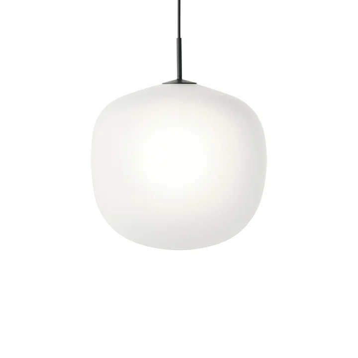 Rime Pendant lamp Ø 45 cm, opal / black from Muuto