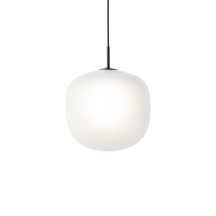 Rime Pendant lamp Ø 37 cm, opal / black from Muuto
