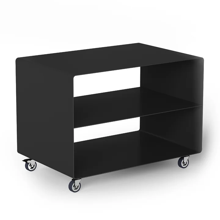 R 103N Trolley with central base from Müller Furniture manufacture in satin matt anthracite (RAL 7016)