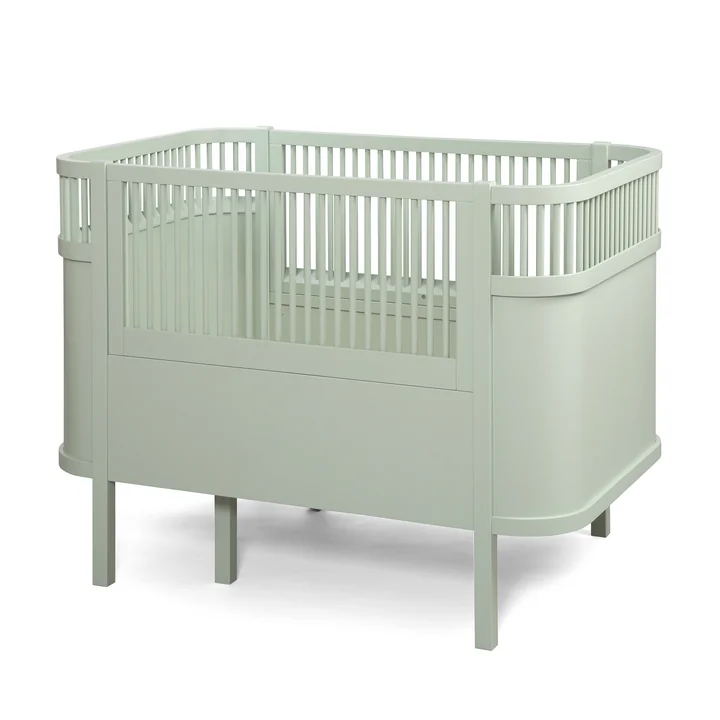 The Sebra bed Baby & Junior from Sebra in mist green