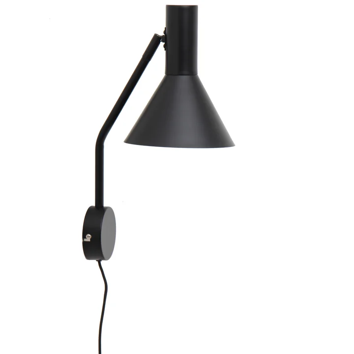 Lyss Wall lamp, black matt from Frandsen
