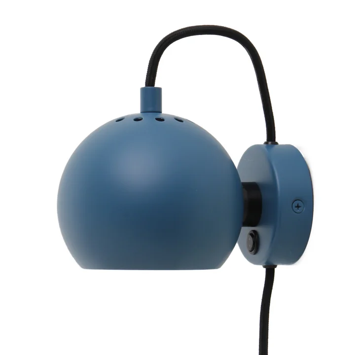 Ball Wall lamp, petrol matt from Frandsen