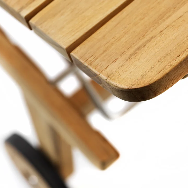 M8 Garden lounger from FDB Møbler in teak