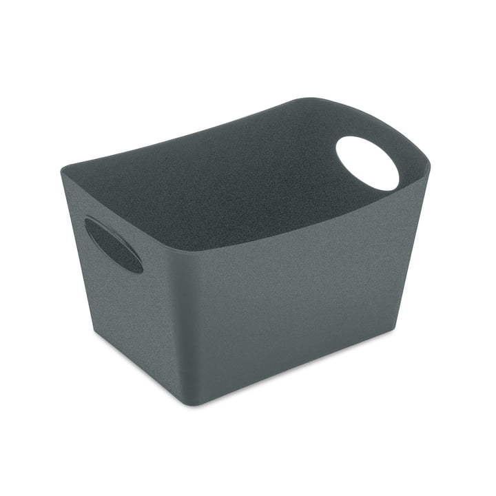 Boxxx S Storage box from Koziol in organic deep grey