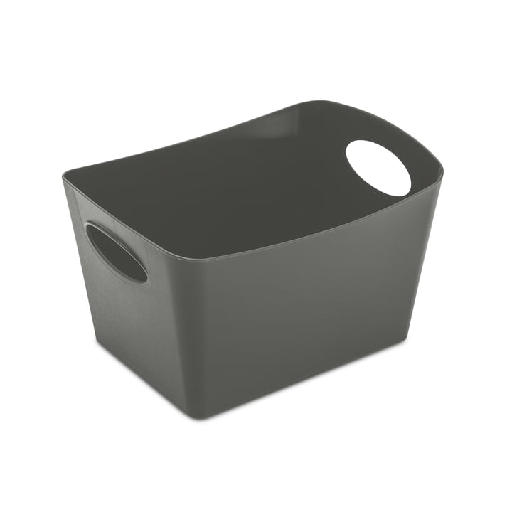 Boxxx S storage box from Koziol in deep grey
