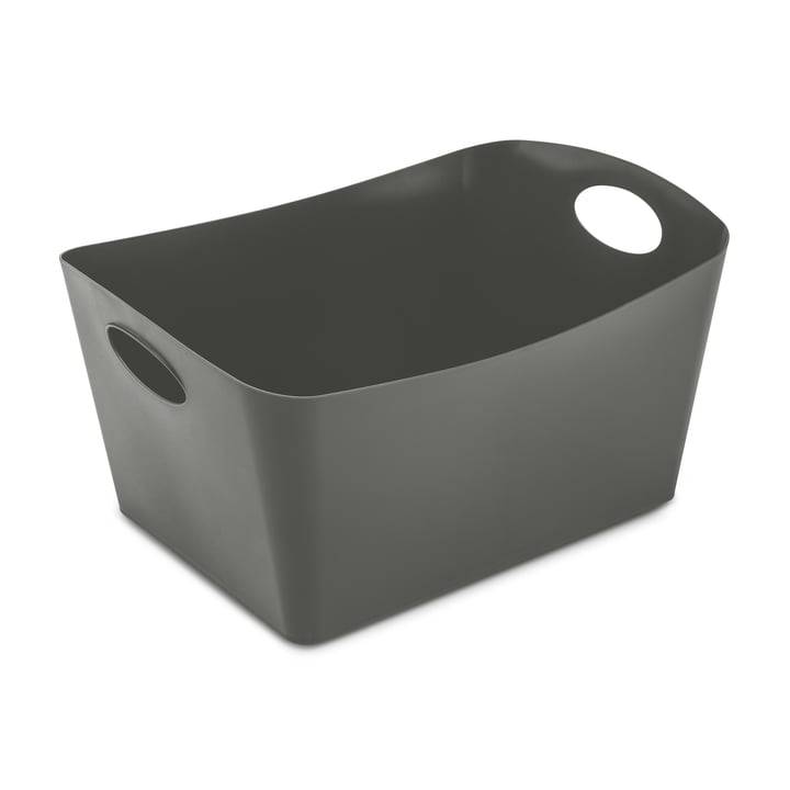 Boxxx L Storage box from Koziol in deep grey