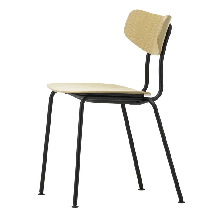 Moca Chair from Vitra in natural oak / black