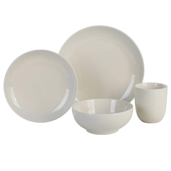 Mix & Match dinnerware set, 4 Collection, cream in the Collection