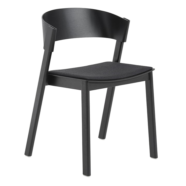 Cover Side Chair from Muuto in black / Remix 183