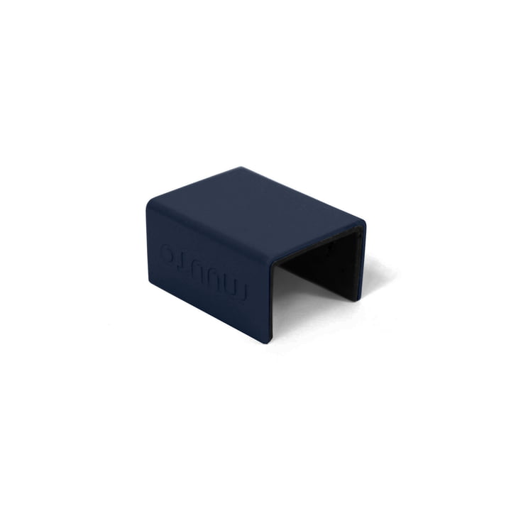 Clamps for Mini Stacked Shelving system 2. 0 from Muuto in midnight blue (set of 5)