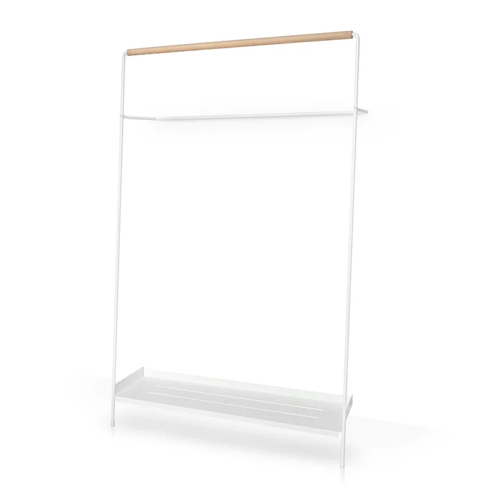 Leaning wardrobe Meta, white / ash by vonbox