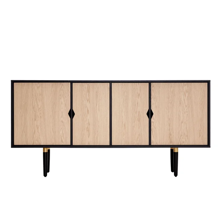 Unique´s sideboard 163 x 43 x 80 cm by Andersen Furniture in oak / black