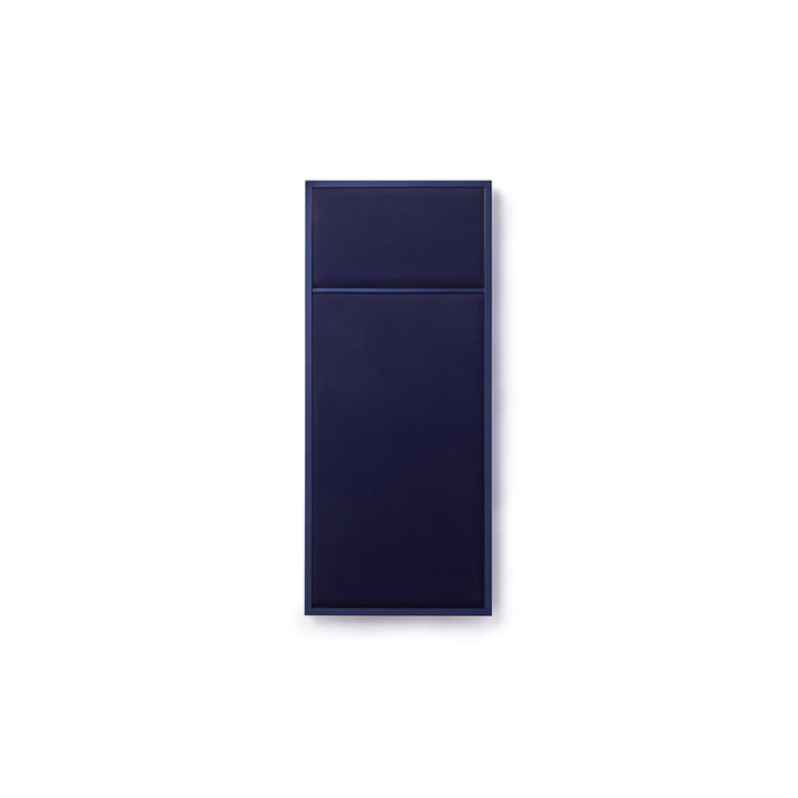 Nouveau Pinboard in S, 62.3 x 27.6 cm, steel blue / navy blue from Please wait to be seated