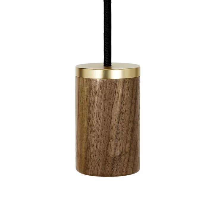 Walnut Knuckle Pendant pendant light from Tala in walnut / brass