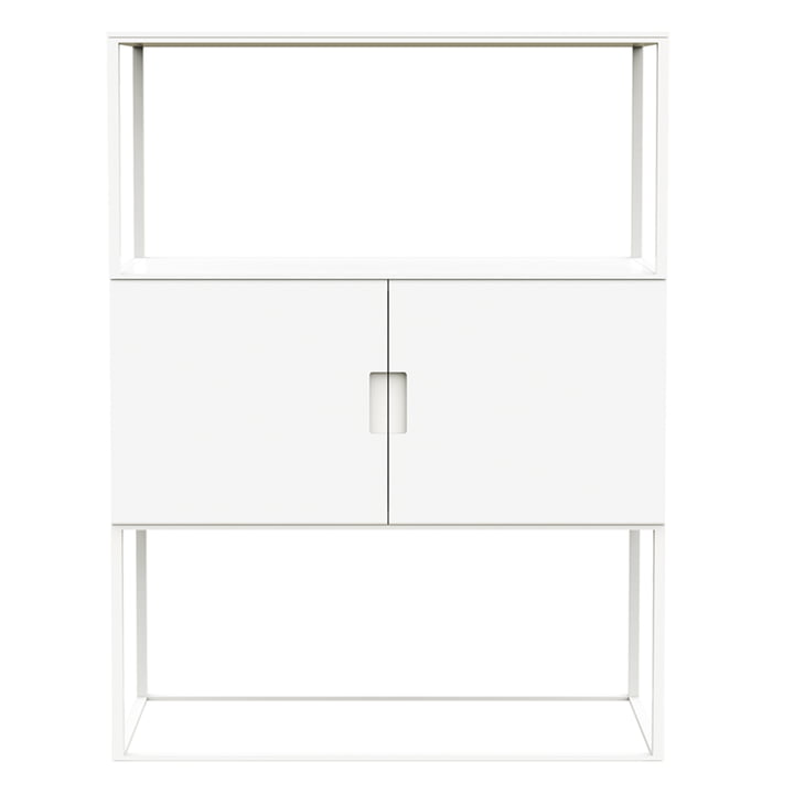 Fischer shelf system, Design No. 3 from Objekte unserer Tage in white