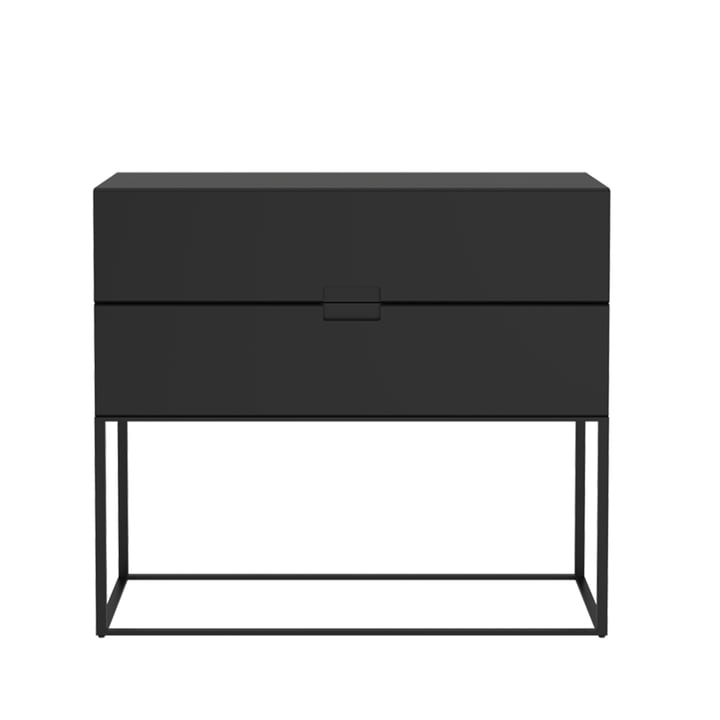 Fischer shelf system, Design No. 2 from Objekte unserer Tage in black