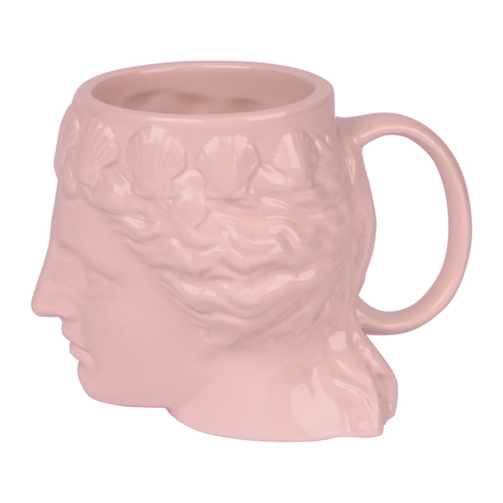 Aphrodite Mug with handle, pink from Doiy