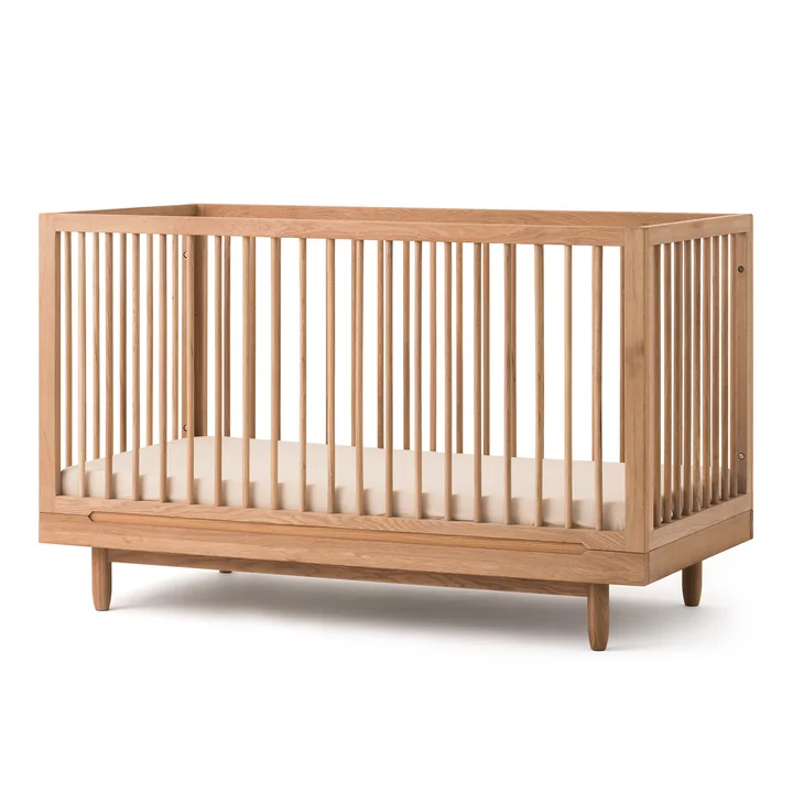 Pure baby bed, 70 x 140 cm, oak by Nobodinoz