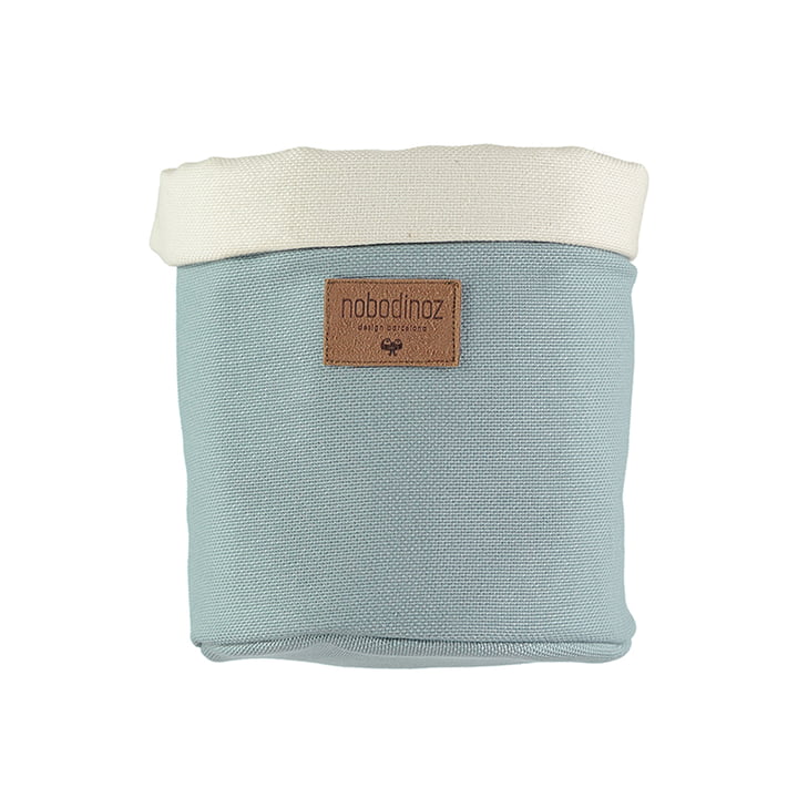 Tango storage basket medium, Ø 19 x H 24 cm, riviera blue by Nobodinoz