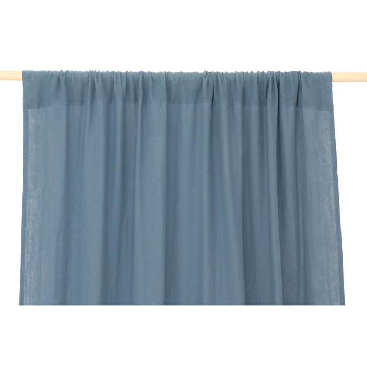 Utopia curtain, 146 x 280 cm, night blue by Nobodinoz