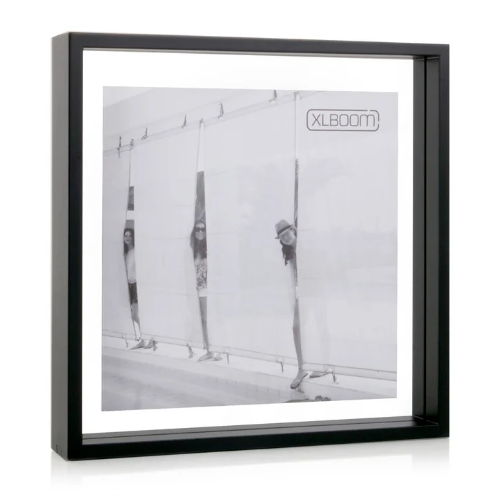 Square Floating Box picture frame 32 x 32 cm, coffee bean from XLBoom