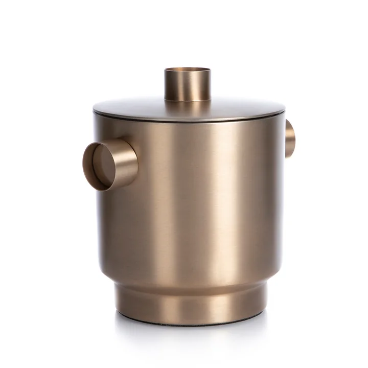 Rondo Ice cube tray small, copper steel, Ø 13 cm from XLBoom